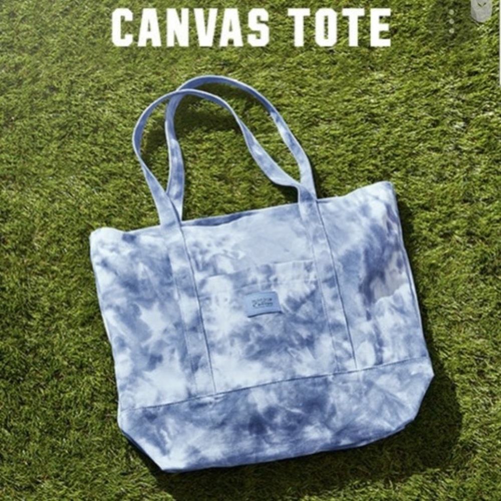 Victoria’s Secret canvas tote bag.
